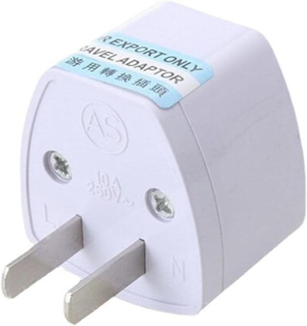 ANRANK 2 Pack UAE25010AK High Performance Universal UK/EU/AU to US Adapter Travel Power Plug Converters