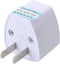 ANRANK 2 Pack UAE25010AK High Performance Universal UK/EU/AU to US Adapter Travel Power Plug Converters
