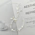 White Mobile Phone Lanyard, Universal Phone Chain with Black Bow and White Pearl Beads, Anti-Lost Strap