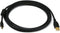 Monoprice USB 2.0 Type-A Male to Mini-B 5pin Male Cable, Gold Plated, 6 Feet, Black