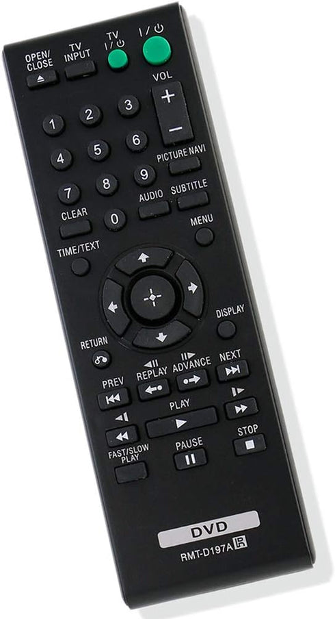 New RMT-D197A Replace Remote for Sony DVD Player DVP-SR210, DVP-SR510