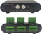 2-Way Stereo Amplifier Speaker Selector, AB Speaker Switch 2 Zone Distribution, Amp Switcher Box