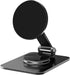 Magnetic Phone Stand Compatible with MagSafe, Foldable Desk Stand with 360° Rotation Base for iPhone