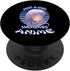 Just A Girl Who Loves Anime Vintage PopSockets Swappable PopGrip for Teen Girls