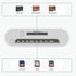 Hididi Sd Card Reader for iPhone iPad Camera,Dual Card Slot Memory Card Reader Supports SD and TF Card Trail Camera