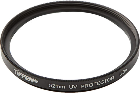 Tiffen 52UVP 52mm UV Protection Filter, Black, 2.04"L x 2.04"W