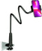 Cell Phone Clip Bed Stand Holder with Grip Flexible Long Arm Gooseneck Bracket Mount Clamp for Desk, Compatible with
