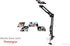 PHOTOMYNE Album Sturdy Flexible Phone Holder for Desk, Table, Office, Kitchen with Clamp for Photo Scanning, iPhone