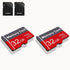 Yicunxin 2 Pack Memory Card 32GB with Adapter, High Speed TF Card, UHS-I