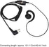 AEH3000-M1A Walkie Talkie Two Way Radio Black Headset Mic, Modular Design 180 Rotating Speaker Earpiece