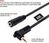 JJC 3.5mm Female to 2.5mm Male Microphone Audio Cable Mic Adapter for Fuji Fujifilm X-T30 II X-T30 X-T20 X-T10 X-PRO3 X-T100 X100V X100F X100T X-PRO2 X-T1 X-E3 X-E2S X-E2 X-E1 and XF10 Camera by JJC