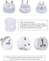 ZIGMA MOBILES 150+ Countries, Universal Travel Power Adapter, International Plug Converter for All-in-One for Europe