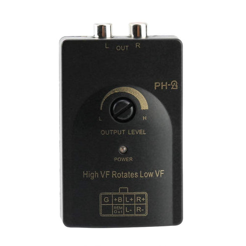 Speaker Level Adapter, Auto Car RCA Output Stereo High to Low Level Converter with Delay Function