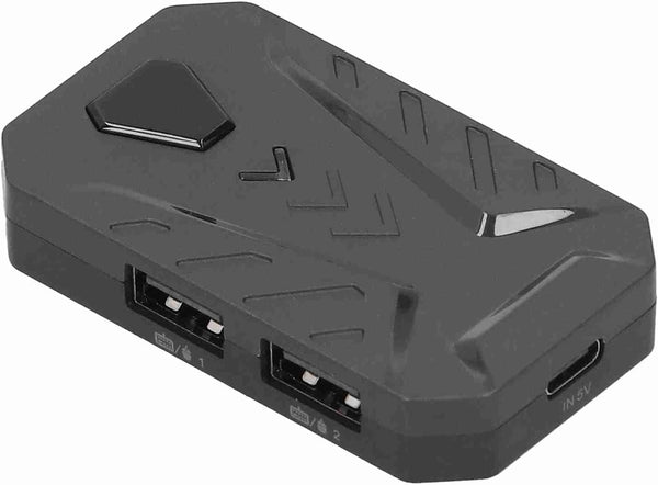 Gaming Keyboard Mouse Converter, USB 2.0 Mobile Gaming Keyboard Mouse Converter Adapter, Bluetooth 4.0, Adjustable Stand
