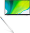 BoxWave Stylus Pen for Acer UT2 (UT222Q) - AccuPoint Active Stylus with Ultra Fine Tip - Metallic Silver