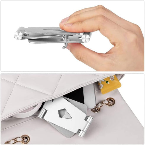 Adjustable Aluminum Cell Phone Stand Holder for Desk, Compatible with iPhone 14/13/12/11 Pro Max, Samsung, All