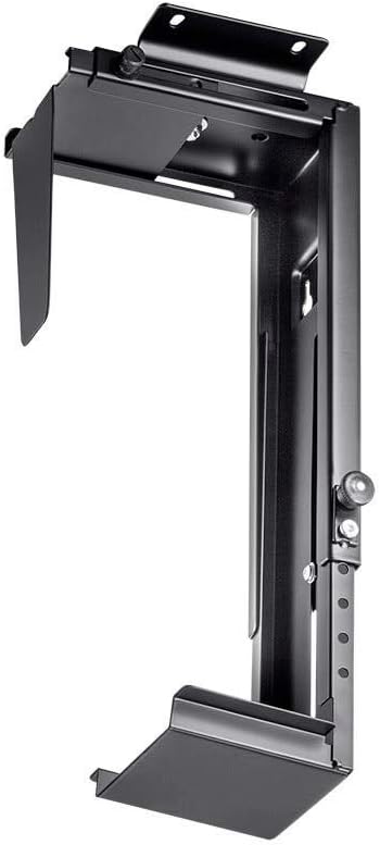 Monoprice Adjustable PC Tower Holder Under Desk Mount, Designed for Sit-Stand Desks - Workstream Collection