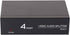 DTECH 4 3 1 4 Powered Way RCA Splitter Box in Out Composite Video Audio Distribution Duplicator with Power Adapter