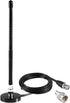 eifagur Long Range 27MHz Soft Whip Magnetic Base CB Radio Antenna with PL-259