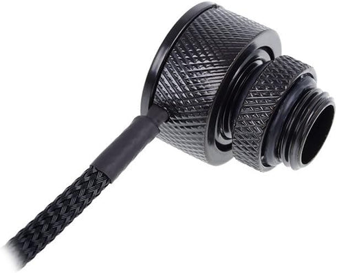 Alphacool G1/4 Eiszapfen Temperature Sensor IG/IG with AG Adapter, Deep Black