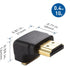 Cable Matters Combo Pack HDMI Adapter, 270 Degree and 90 Degree Right Angle HDMI with 4K and HDR Support