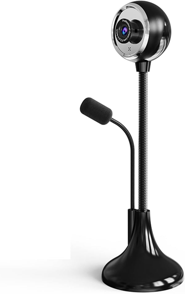 Swokely USB Desktop Stand-Up Camera, 1080P(2K) 30hz HD Streaming Webcam with Mic, 360