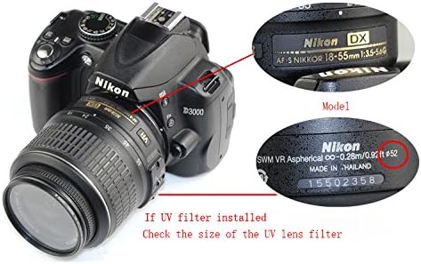ChromLives 58mm Lens Cap with Lens Cap Leash Hole Bundle Compatible with Nikon Canon DSLR Cameras (58mm)- 4 Pack
