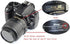 ChromLives 58mm Lens Cap with Lens Cap Leash Hole Bundle Compatible with Nikon Canon DSLR Cameras (58mm)- 4 Pack