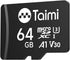 TAIMI Micro SD Card,Tf Card,A1,U3,V30,UHS-I,Microsd Memory Card,Read Speed Up to 90MB/s (64GB)