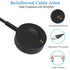USB Charging Cable for Fossil Gen 4 Charger, Compatible with Gen 5E, 5, Gen 6, 3.3ft / 100cm (Black)