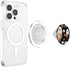 PopSockets PopGrip for MagSafe, Cute Funny Halloween Spooky Ghost in Floral Pattern