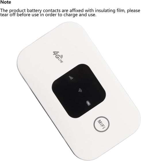 Ejoyous 150Mbps 4G 8 10 Portable Internet Hotspot, High Speed SIM Card Strong Coverage SIM Card Router Travel Hotspot