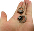 Wvkzuc 2-Pack 1) Stainless Steel Camera Mounting Screws with Rubber Washers Stainless Steel Ring Screw - for Selfie