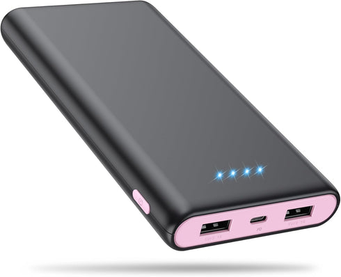 Ekrist Portable Charger Power Bank 25,800mAh,5V/3A USB C in&Out Fast Phone Charging with