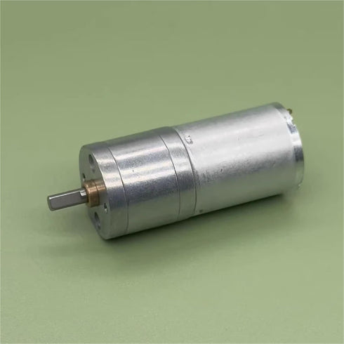 AYEXNSW 25GA-370 25mm 3V 6V 9V 12V 250RPM 1Pcs Mini Full Metal Gearbox Gear Motor DC Slow Speed Large Torque D Shaft