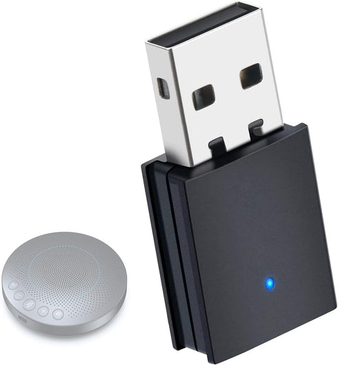 NexiGo USB Bluetooth Adapter SPK03, Bluetooth 5.0 Dongle Adapter Wireless Speaker Phone