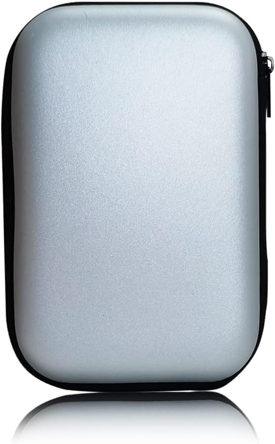 Universal Hard Drive Carrying Case Bag, Storage Organizer Pouch Compatible with WD Elements Seagate, 2.5’’ EVA