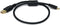 Monoprice 1.5-Feet USB 2.0 A Male to Mini-B 5pin Male Cable with Ferrite Core (Gold Plated) - Black