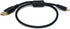 Monoprice 1.5-Feet USB 2.0 A Male to Mini-B 5pin Male Cable with Ferrite Core (Gold Plated) - Black