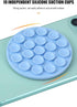 BSSZRYLT 1 Pack Magnetic Silicone Phone Holder with Suction Cup, Phone Stand Grip for Hands-Free Use, Bubble Texture