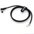 M12 A-Code Elbow 8 Pin Female Sensor Connector Shielded Cable to Flying Leads for Actuator Industrial Automation Profibus 1M/3.3FT