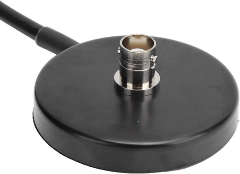 Magnetic Antenna BNC Bracket, PVC Antenna WT60 Magnetic Mount Base with BNC Female/Male Cable