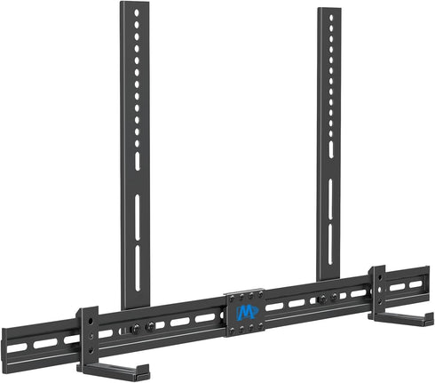 Mounting Dream Soundbar Mount, Sound Bar TV Bracket with Holes/Without Holes, Extends 3.4" to 6.1", Up to 20 LBS