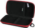 Hard Travel Case for Ekrist/LanLuk Portable Charger Power Bank 25800mAh (Black + Red Zipper)