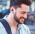 Noise Isolating Wired Earbuds with Microphone, Compatible with Samsung Galaxy S10 S9 Plus A10e A15 A14 A12 A13 - Black