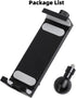 Aluminum Alloy Tablet Holder with 1" Ball Head, 360 Rotatable Tablet Mount for iPad and Other Devices from 4.7"-12.9",