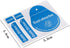 generic 50/100/200pcs Phone,2.05'' 1.73''(50pcs) Dust Removal Stickers Screen Cleaning Decals Dusting Stickers