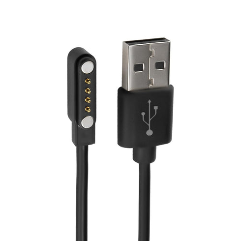 Replacement Magnetic Charging Cable for Bone Conduction Headphones, USB Charger Cord for 4-pin Interface Smartbands.
