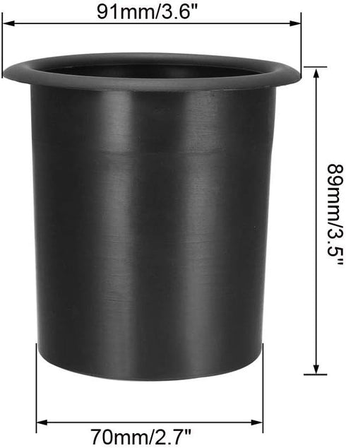 uxcell 4Pcs 75mm x 89mm Speaker Port Tube for Subwoofer Bass Reflex