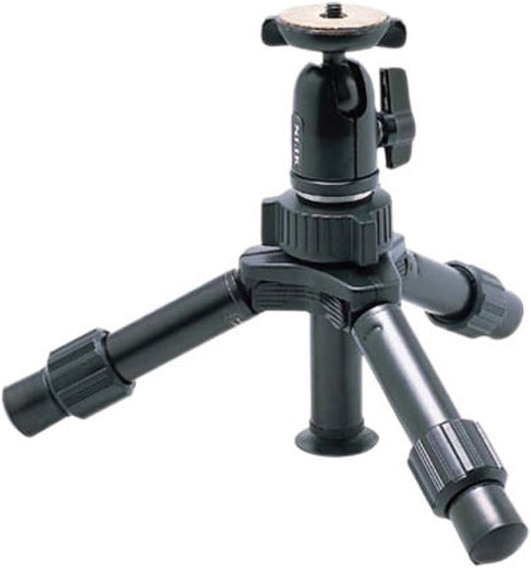 SLIK Mini Pro III Table Top Tripod, 2-Section, Max Height 10" - Black